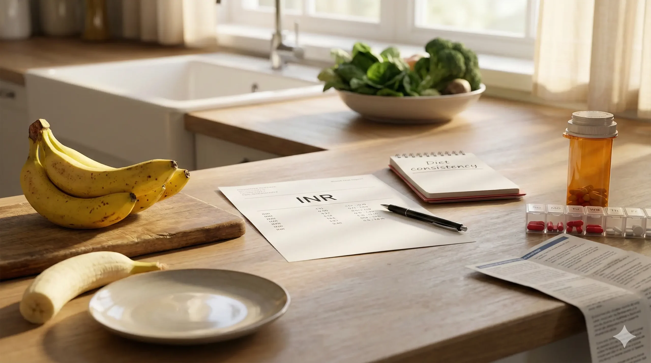 banane et anticoagulant