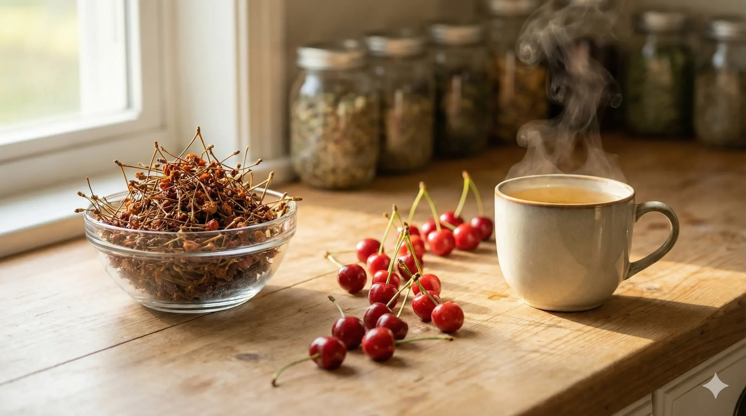 bienfait queue de cerise