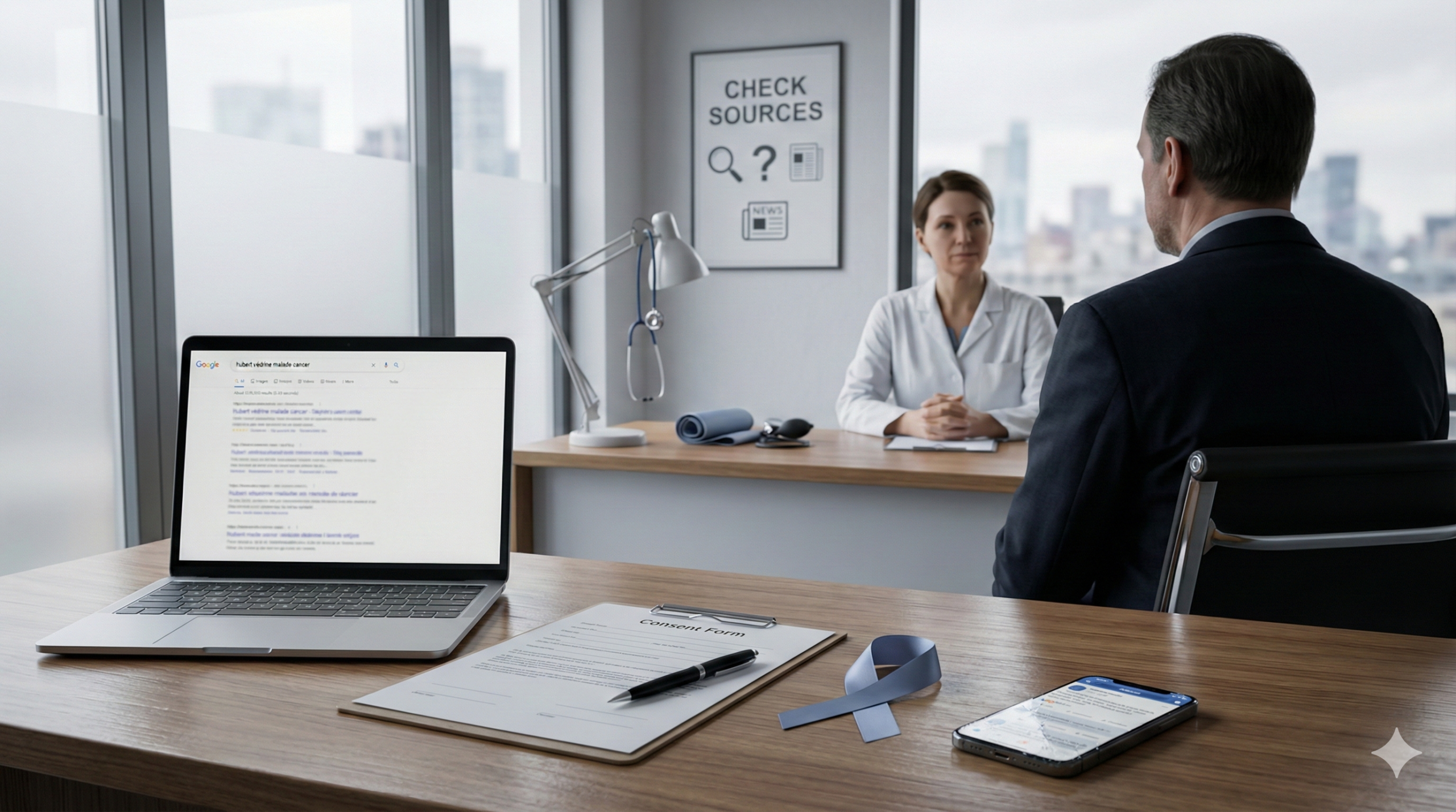 hubert védrine malade cancer