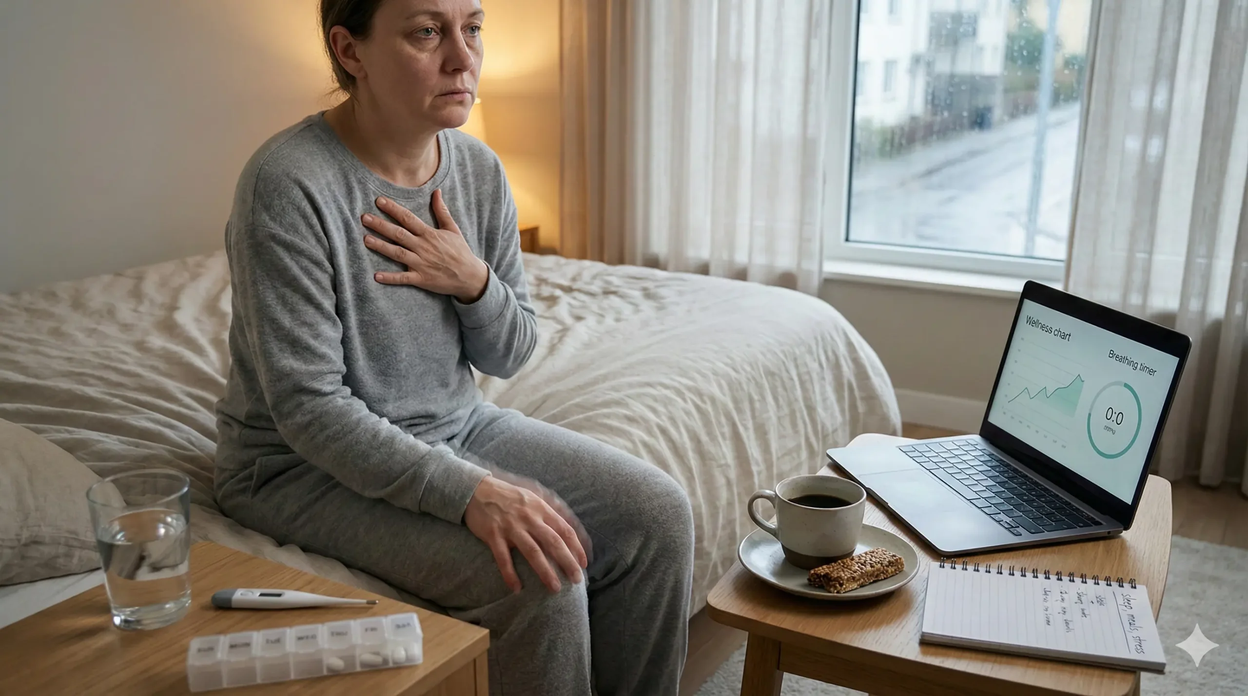 tremblement interieur du corps+fatigue